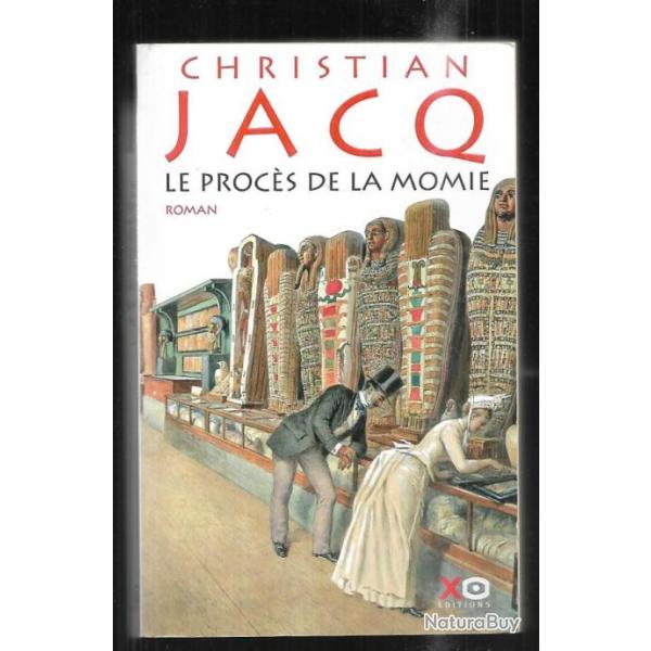 le procs de la momie de christian jacques roman historique grand format