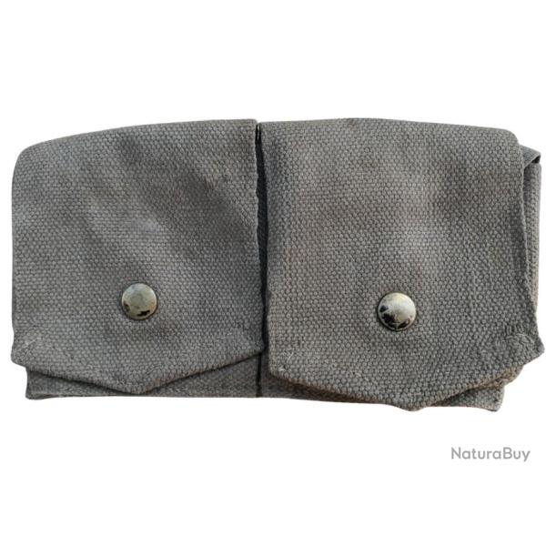 Porte chargeur en toile kaki � identifier Indo-Alg�rie!!!