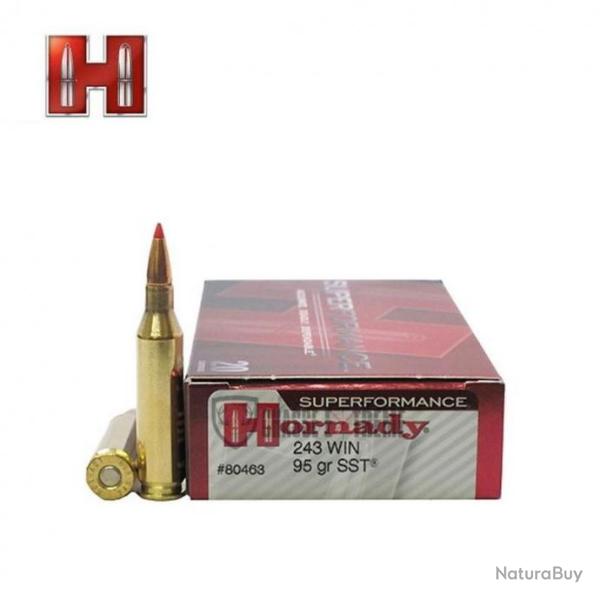 20 Munitions HORNADY Superformance 243 Win 95 Gr Sst