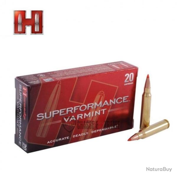 20 Munitions HORNADY Superformance Varmint 222 Rem 50 Gr V-Max