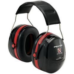Casque Anti-bruit Passif Peltor Optime III Rouge et Noir