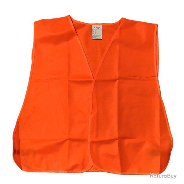 Gilet de traque orange haute visibilit