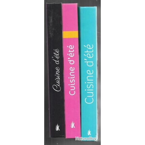 cuisine d'�t� 3 livres et 270 recettes pour cuisiner tous les jours + les fines herbes