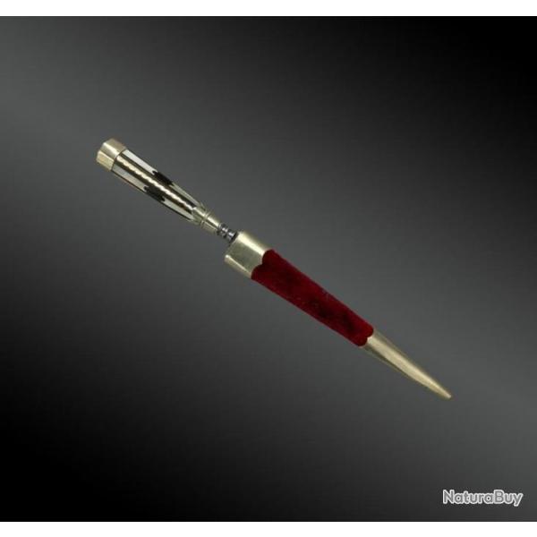 Stylet Corse Avec Fourreau. France, XIX�me, lame grav�e