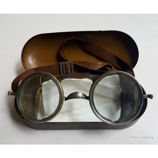 Lunettes WILSON Goggles de Pilote USAAF - original WW II