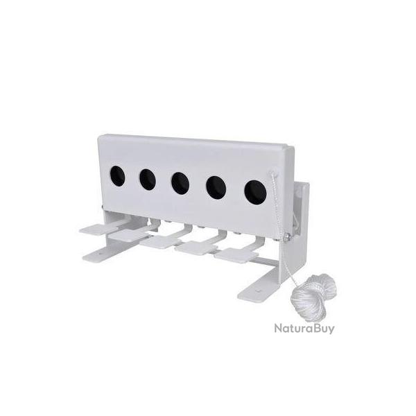 Cible de Biathlon � 5 trous Avec Corde de R�initialisation Fusil de Pr�cision TOP QUALITE