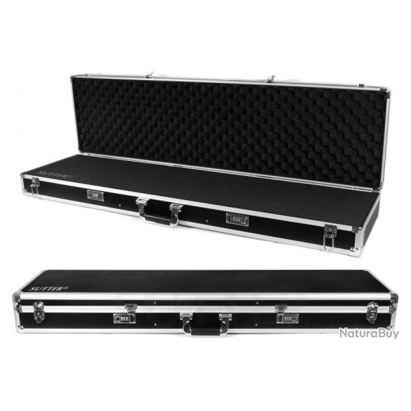 Malette en Aluminium Pour Fusil Boite de Rangement Fusil Arme a Feu Haute Qualit� 120X37X14CM