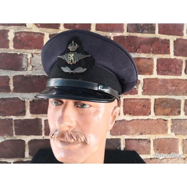 Casquette arme de l'air Belge - Tour de tte 55  de 1978