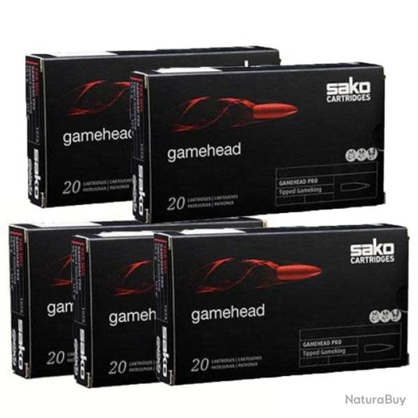 Balles Sako GameHead Soft Point - Cal. 222 Rem - 55 / 3.56 / Par 5