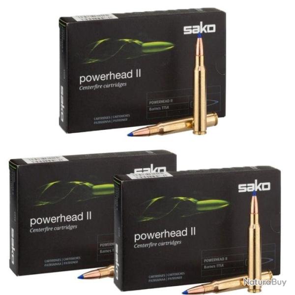 Balles Sako PowerHead II Barnes TSX - Cal. 243 Win - 243 win / 5.2 / Par 3