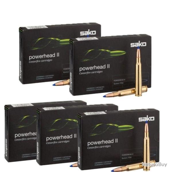 Balles Sako PowerHead II Barnes TSX - Cal. 243 Win - 243 win / 5.2 / Par 5