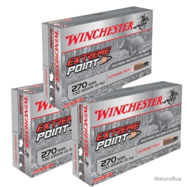 Balles Winchester Extreme Point - Cal. 270 WSM - 270 WSM / Par 3