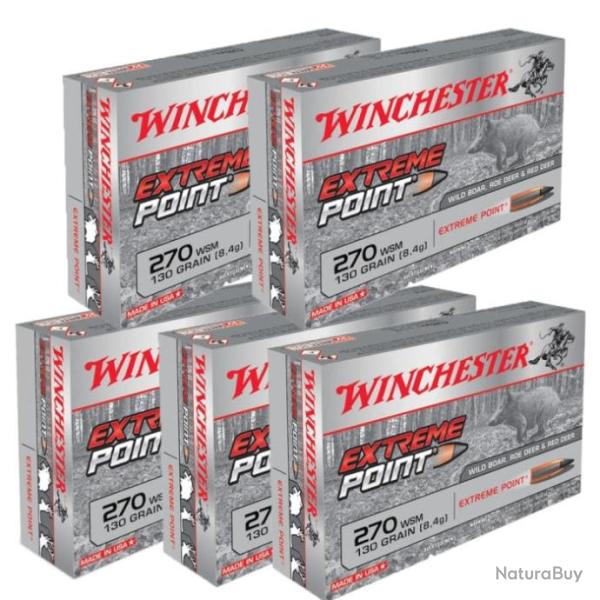 Balles Winchester Extreme Point - Cal. 270 WSM - 270 WSM / Par 5