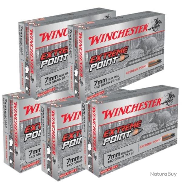 Balles Winchester Extreme Point - Cal. 7 RM - 7 RM / Par 5