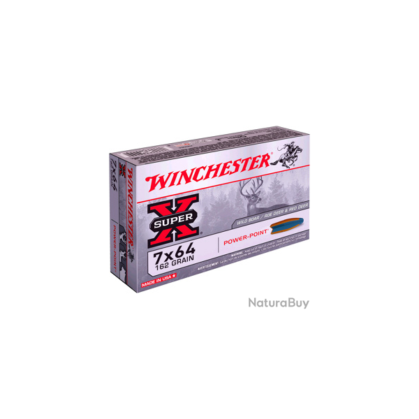 Balles Winchester Power Point - Cal. 7x64 - 7x64 / Par 3