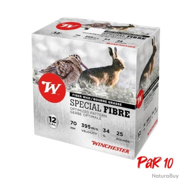 Cartouches Winchester Sp�cial Fibre Cal. 12 70 34 g Par 10