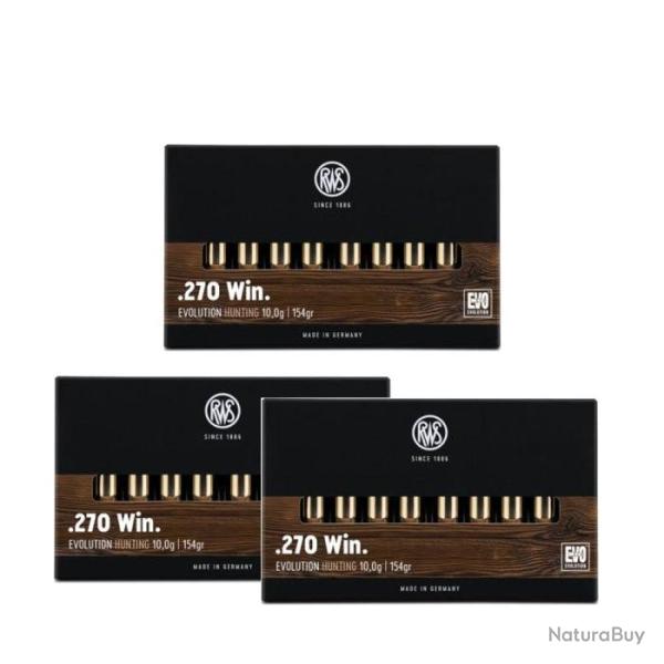 Balles RWS Evo - Cal. 270 Win - 270 win / Par 3