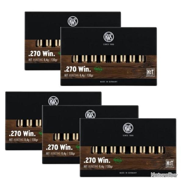 Balles RWS Hit - Cal. 270 Win - 270 win / Par 5