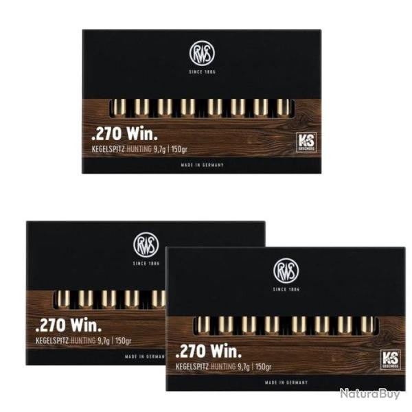 Balles RWS KS - Cal. 270 Win - Par 3