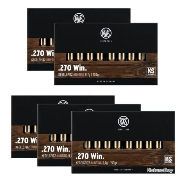 Balles RWS KS - Cal. 270 Win - Par 5