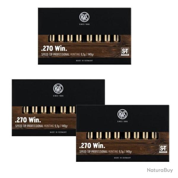 Balles RWS Speed Tip Pro - Cal. 270 Win - 270 win / 140 / Par 3