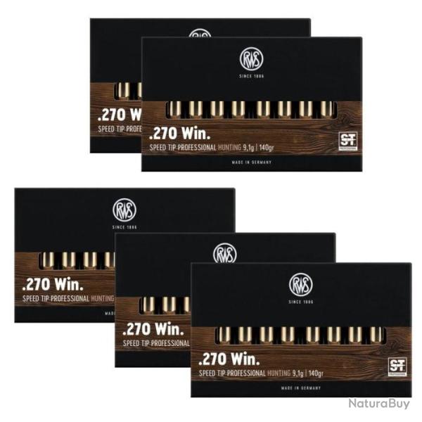 Balles RWS Speed Tip Pro - Cal. 270 Win - 270 win / 140 / Par 5