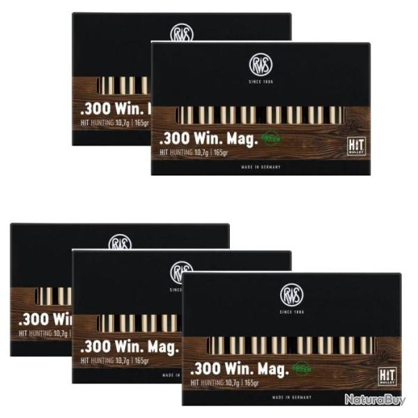 Balles RWS Hit - 300 Win MAG / Par 5