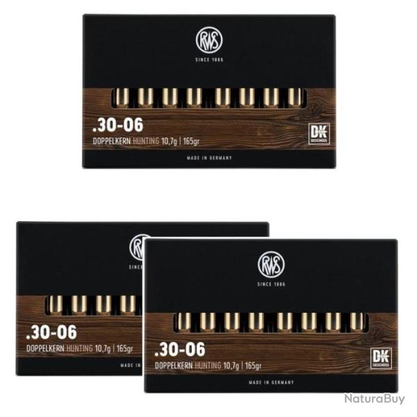 Balles RWS DK - Cal. 30-06 Sprg - 30-06 / Par 3