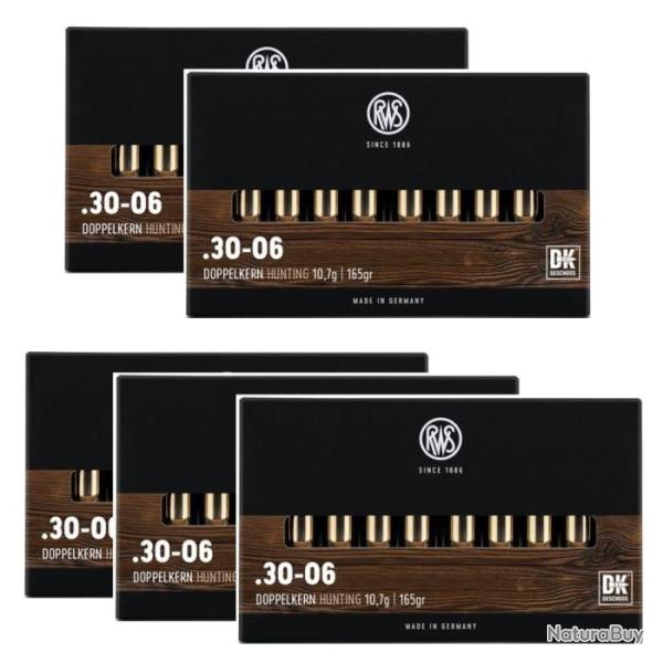 Balles RWS DK - Cal. 30-06 Sprg - 30-06 / Par 5