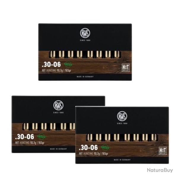 Balles RWS Hit - Cal. 30-06 Sprg - 30-06 / Par 3