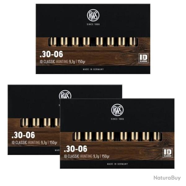 Balles RWS ID Classic  - Cal. 30-06 Sprg - 30-06 / Par 3