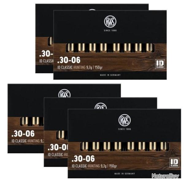 Balles RWS ID Classic  - Cal. 30-06 Sprg - 30-06 / Par 5