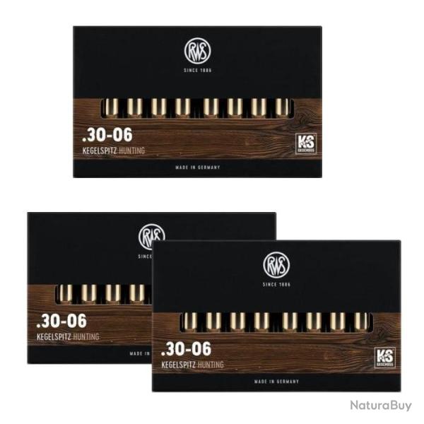 Balles RWS KS - Cal. 30-06 Sprg - 30-06 / 165 / Par 3