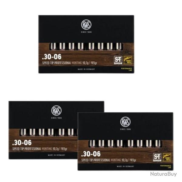 Balles RWS Short Rifle Speed Tip Pro - Cal. 30-06 Sprg - 30-06 / 165 / Par 3