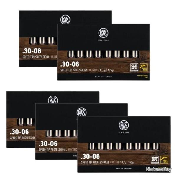Balles RWS Short Rifle Speed Tip Pro - Cal. 30-06 Sprg - 30-06 / 165 / Par 5