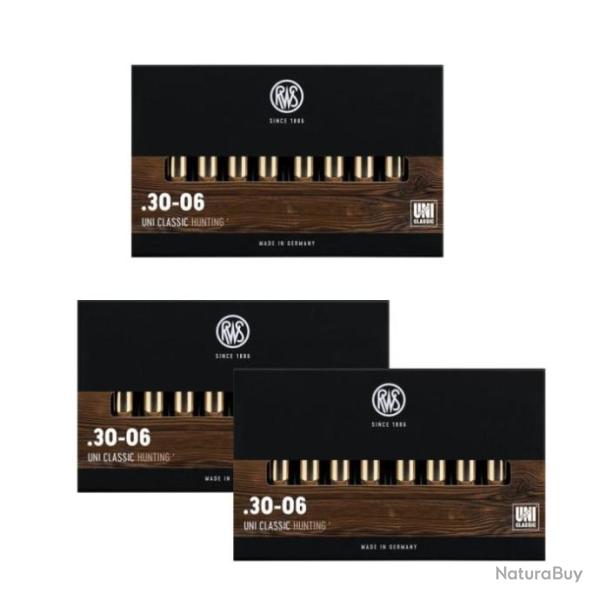 Balles RWS Uni Classic - Cal. 30-06 Sprg - 30-06 / 200 / Par 3
