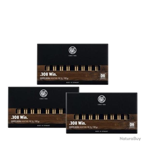 Balles RWS DK - Cal. 308 Win Mag - 308 Win MAG / Par 3