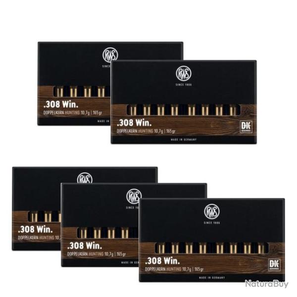 Balles RWS DK - Cal. 308 Win Mag - 308 Win MAG / Par 5