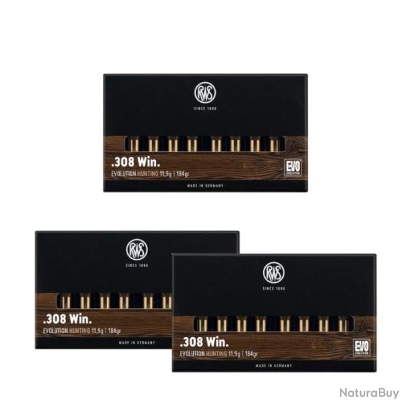 Balles RWS Evo - Cal. 308 Win Mag - 308 Win MAG / Par 3