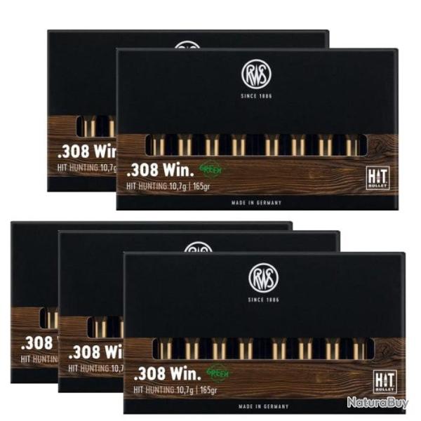 Balles RWS Hit - Cal. 308 Win Mag - 308 Win MAG / Par 5