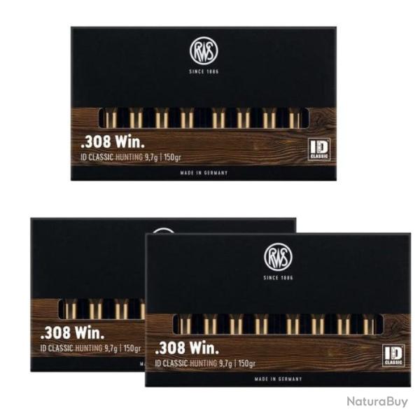Balles RWS ID Classic - Cal. 308 Win. - 308 Win MAG / Par 3