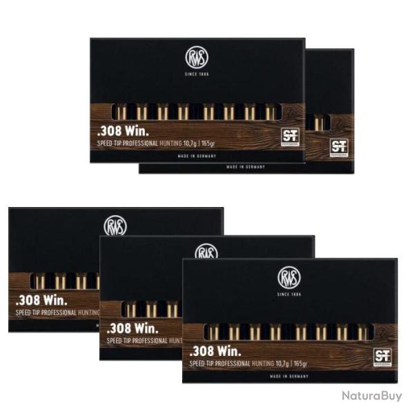 Balles RWS Speed Tip Pro - Cal. 308 Win Mag - 308 Win MAG / 165 / Par 5