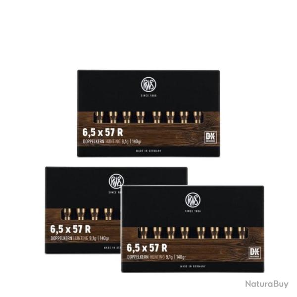 Balles RWS DK - Cal. 6.5x57 R - Par 3