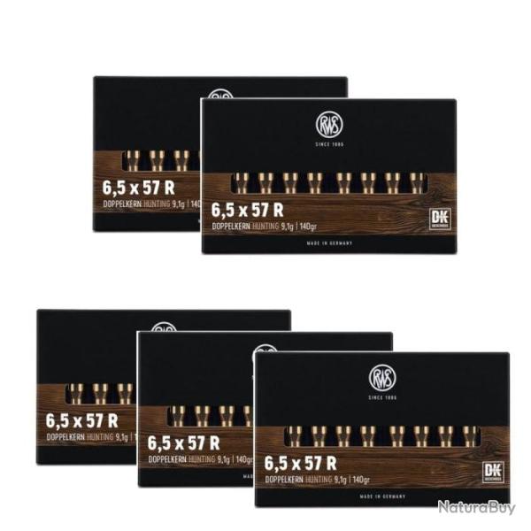 Balles RWS DK - Cal. 6.5x57 R - Par 5