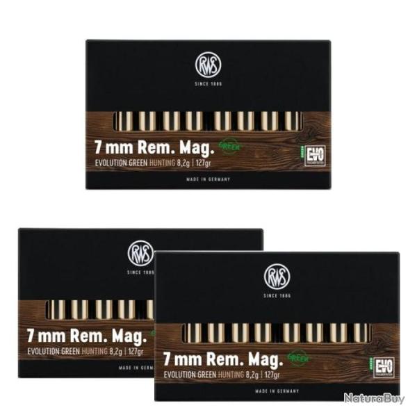 Balles RWS Evo Green - Cal. 7 RM Mag - 7 RM / Par 3