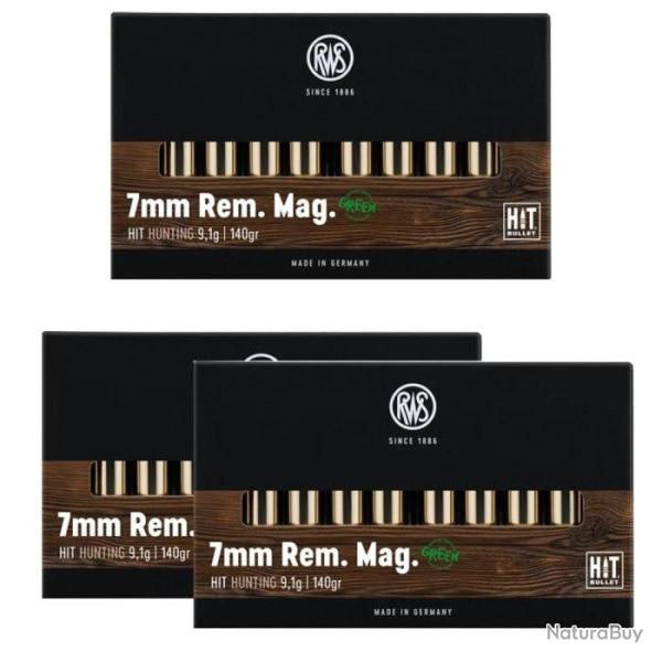 Balles RWS Hit - Cal. 7 RM Mag - 7 RM / Par 3