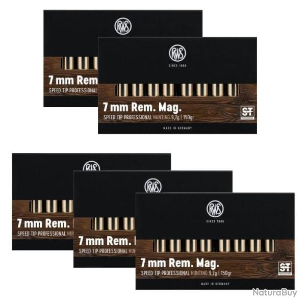 Balles RWS Speed Tip Pro - Cal. 7 RM Mag - 7 RM / 150 / Par 5