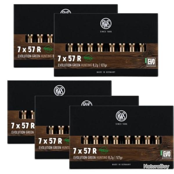 Balles RWS Evo Green - Cal. 7x57 R - 7x57R / Par 5