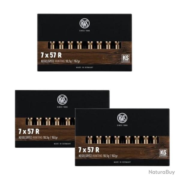 Balles RWS KS - Cal. 7x57 R - 7x57R / 162 / Par 3