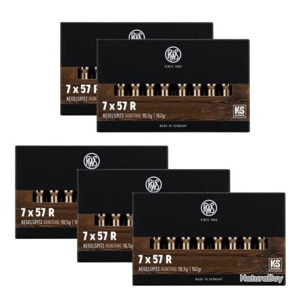 Balles RWS KS - Cal. 7x57 R - 7x57R / 162 / Par 5